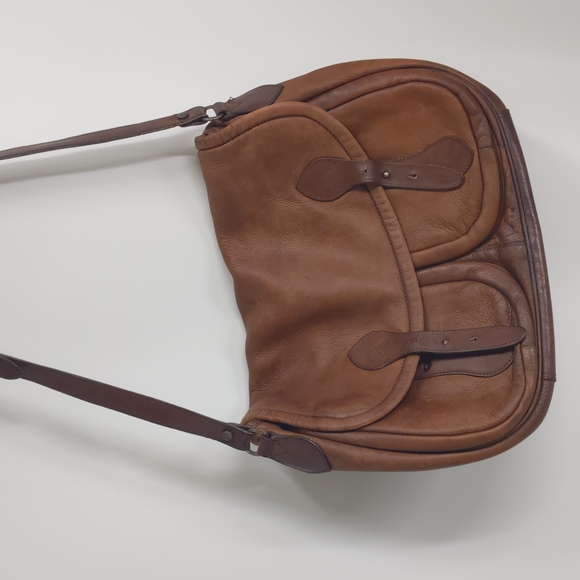 Bally Bags Bally Vintage Tan Leather Messenger Bag Poshmark